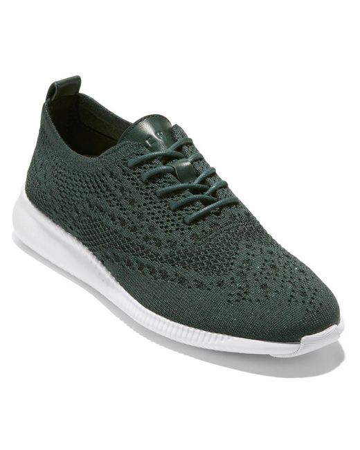 Cole Haan Green Lace Up Lifestyle Oxfords