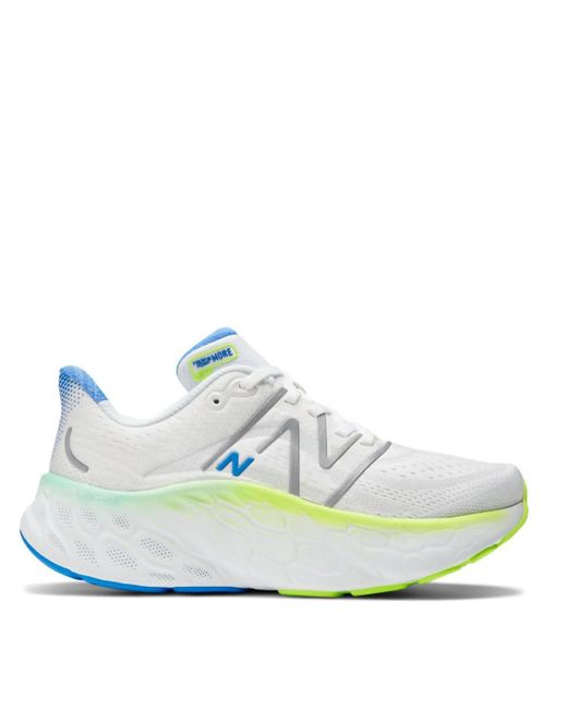 New Balance Blue Fresh Foam X More V4 Running Shoes - D/medium Width