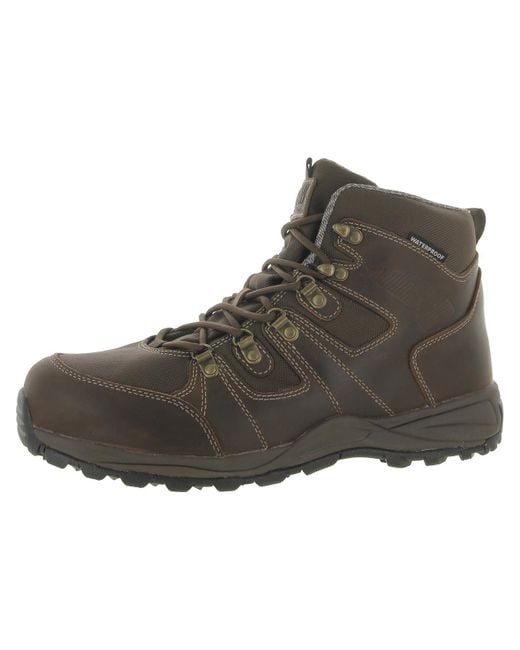 Drew Brown Trek Leather Lace Up Hiking Boots for men