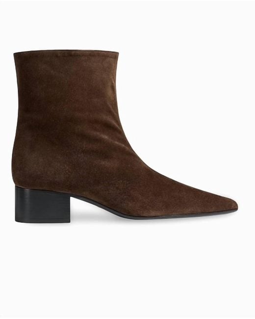 Khaite Brown Andee Ankle Boot