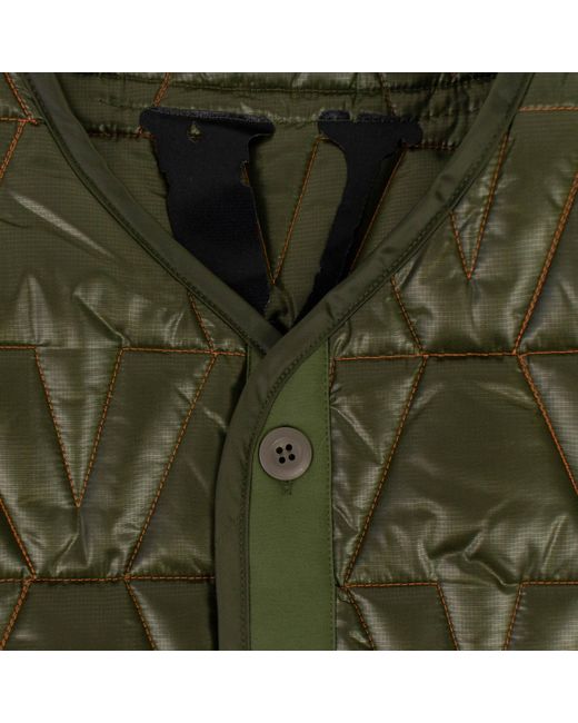 Vlone(GOAT) Green Quilted Jacket for men