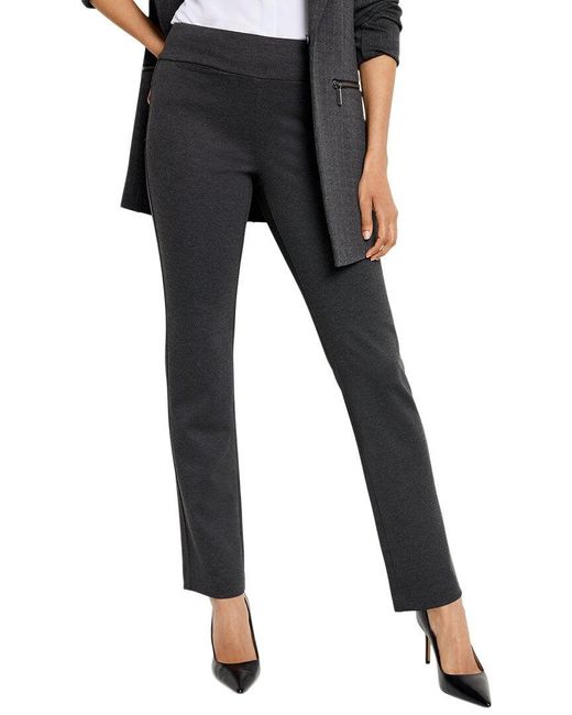 NIC+ZOE Black Nic+Zoe Plus Ponte Pocket Pant