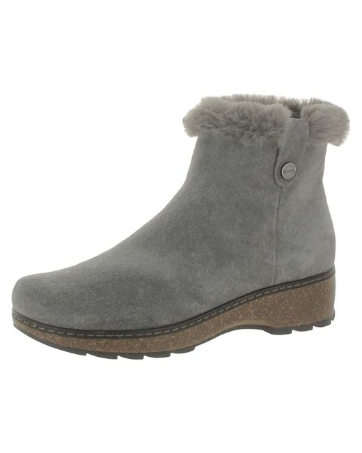 Earth Gray Kim Comfort Insole Faux Fur Winter & Snow Boots