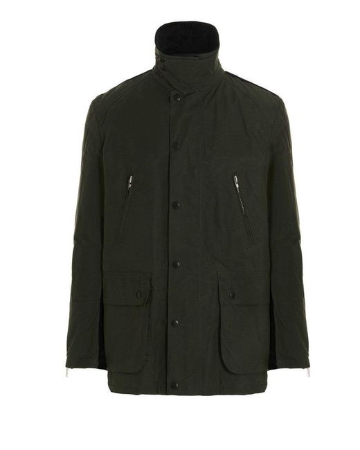 Department 5 Black 'Middle Barbour' Jacket for men