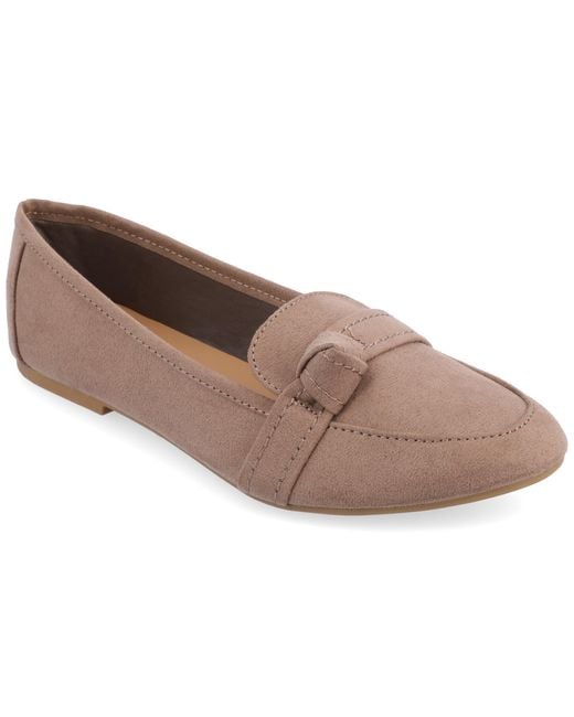 Journee Collection Gray Collection Wide Width Marci Flat