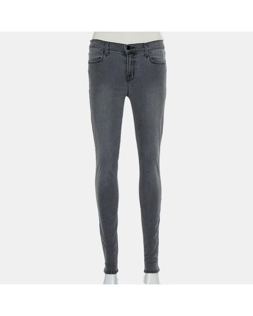 J Brand Blue Denim Super Skinny Maria Jeans