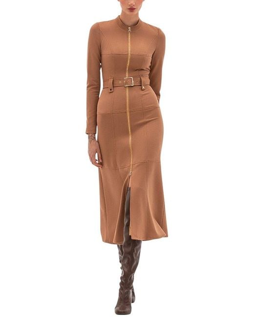 long sleeve midi dress nearby Cranberry Genna Long Sleeve Midi Dress