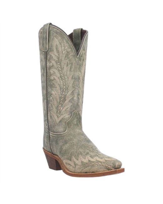Laredo Gray Emmylee Fancy Stitch Cowboy Boot