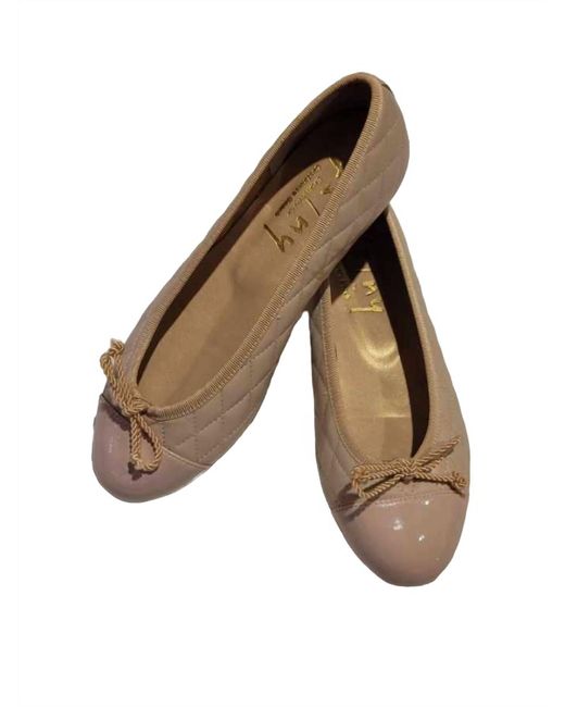 French Sole Dyna Flats in Natural Lyst