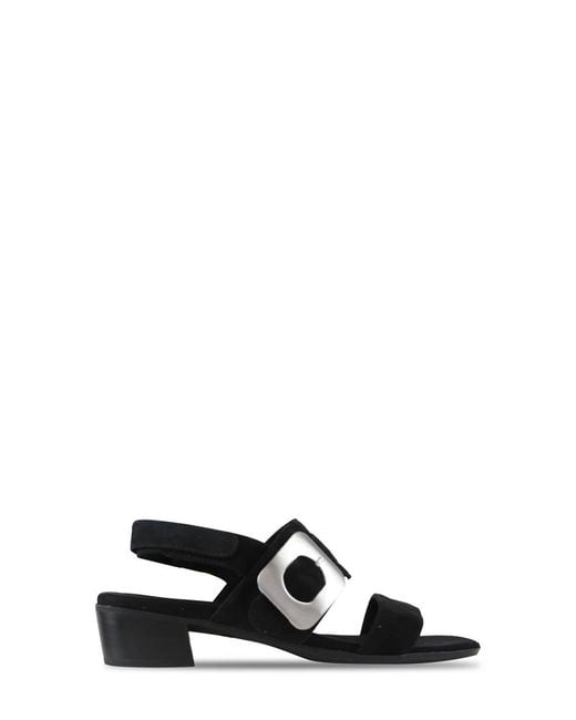 Munro Black Ashlin Slingback Sandal