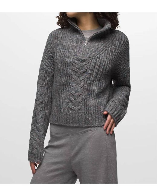 Prana Gray Laurel Creek Sweater