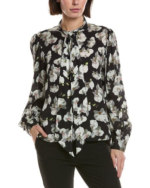 Ted Baker Black Button Blouse