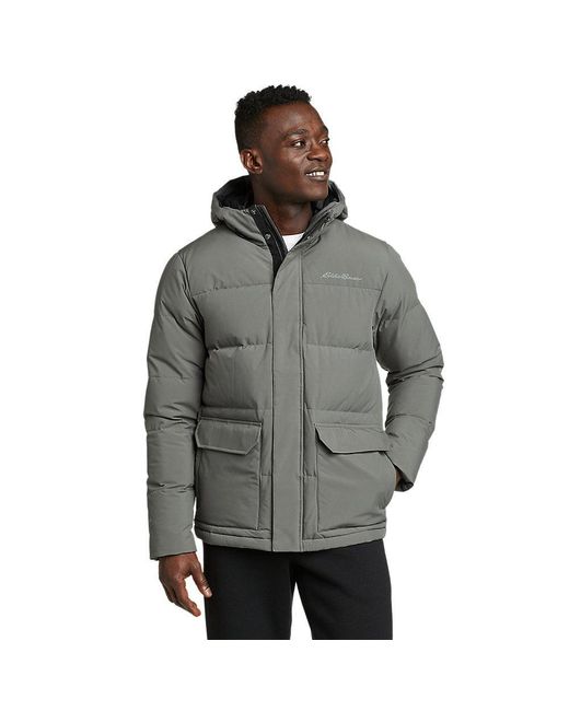 eddie bauer mens puffer jacket with hood