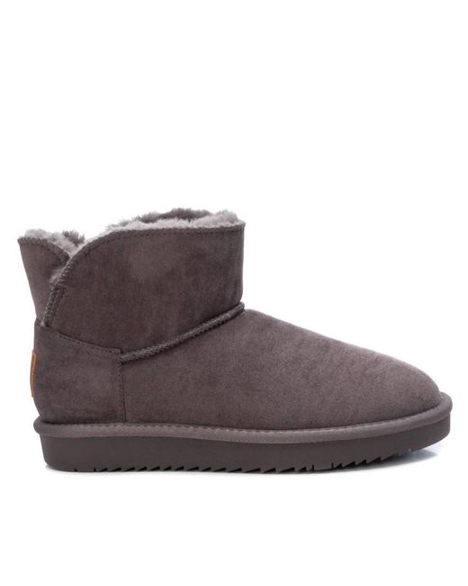 Xti Brown Winter Booties