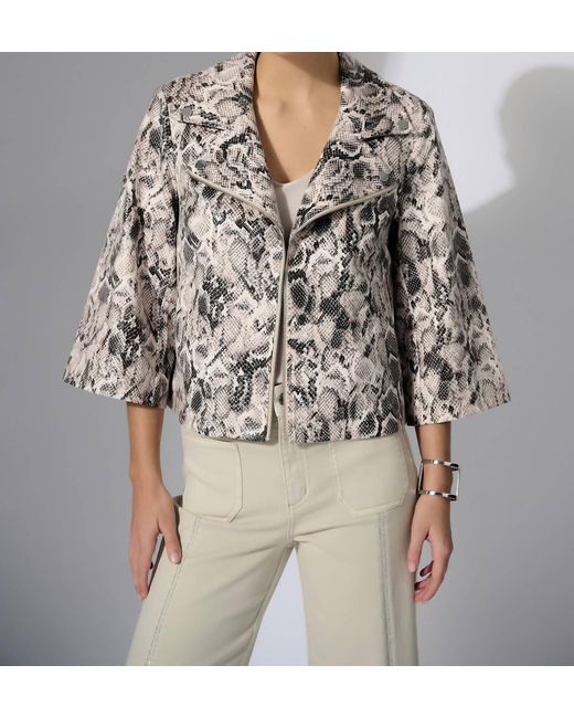 Joseph Ribkoff Multicolor Python Jacket
