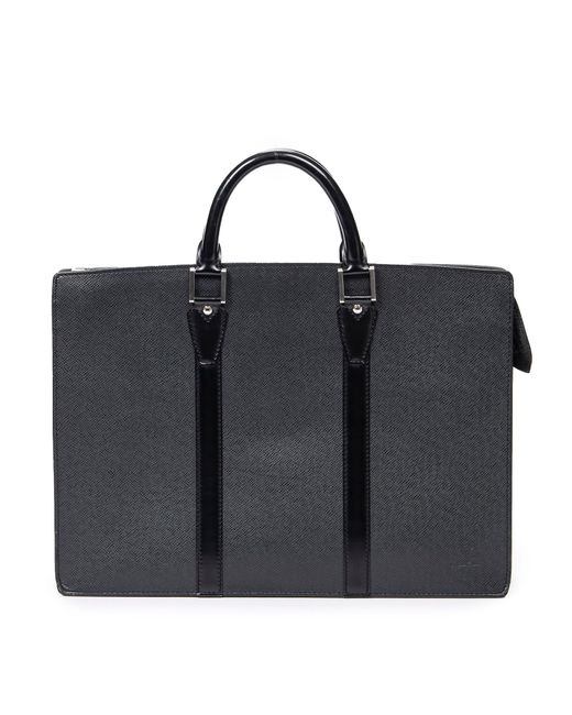 Louis Vuitton Lozan Briefcase in Black