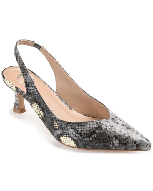 Journee Collection Metallic Collection Mikoa Pump