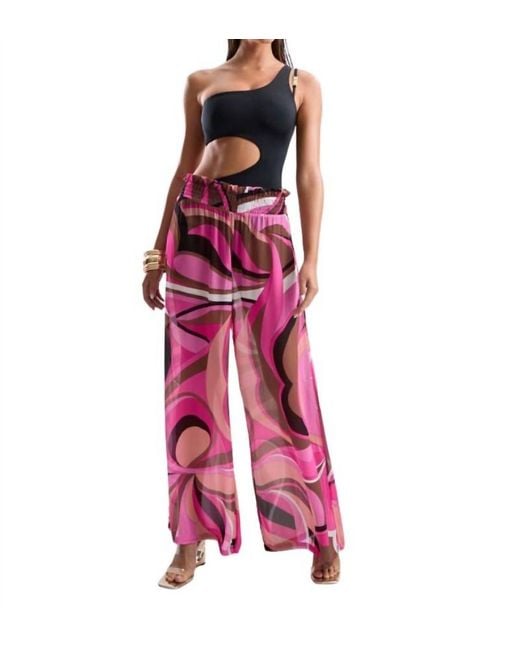 Cin Cin Red Mission Pants