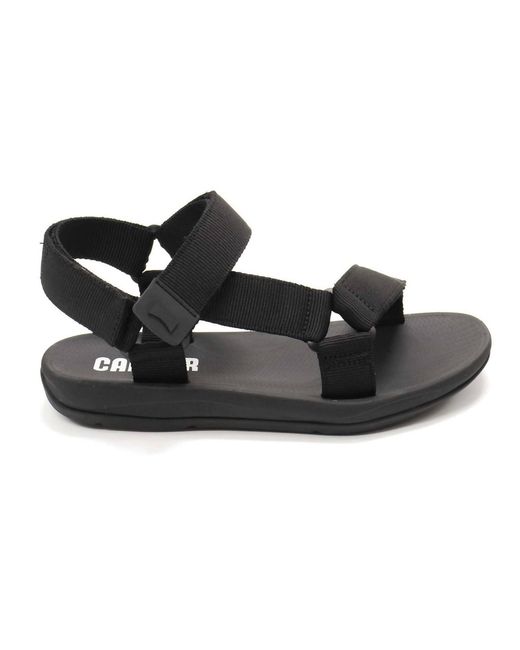 Camper Black Match Open Toe Sandals for men