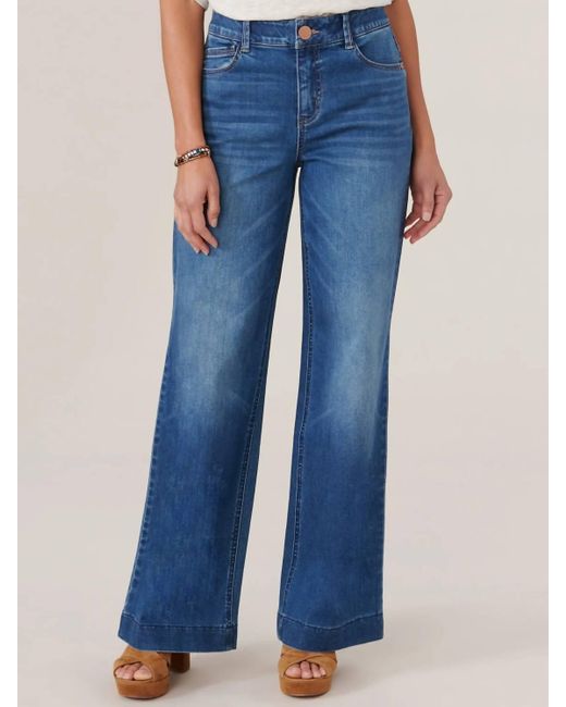 Democracy Blue Absolution High Rise Wide Leg Jeans