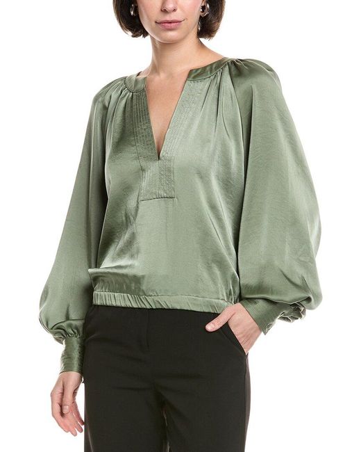 Ramy Brook Green Nevada Blouse