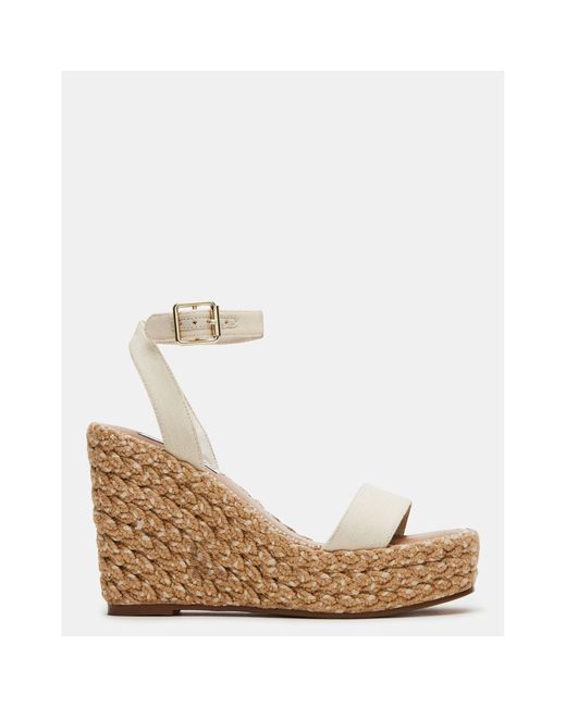 Steve Madden Natural Cosmo Cream Fabric