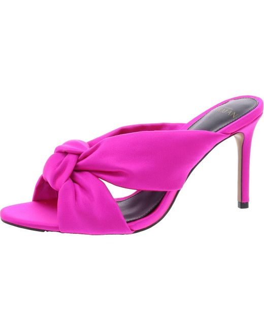Alexandre Birman Slip On Stiletto Mule Sandals in Pink | Lyst