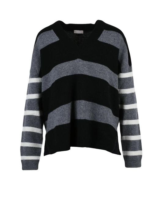 Liu Jo Black V-Neck Pullover