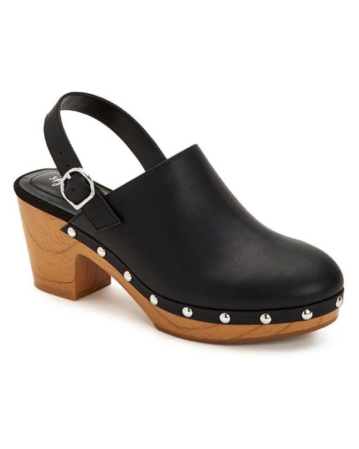 Style & Co. Black Truppie Faux Leather Slingback Mary Janes