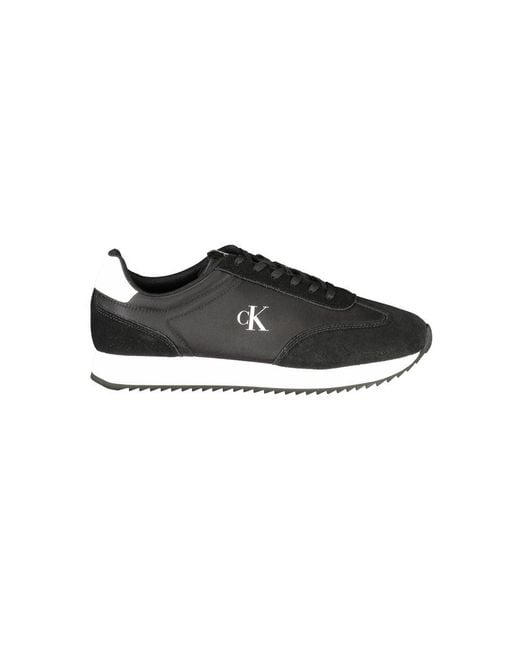 Calvin Klein Black Leather Sneaker for men