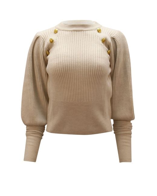 Veronica Beard Natural Jude Sweater