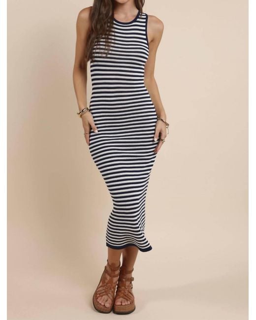 Sadie & Sage Natural Silvia Midi Dress