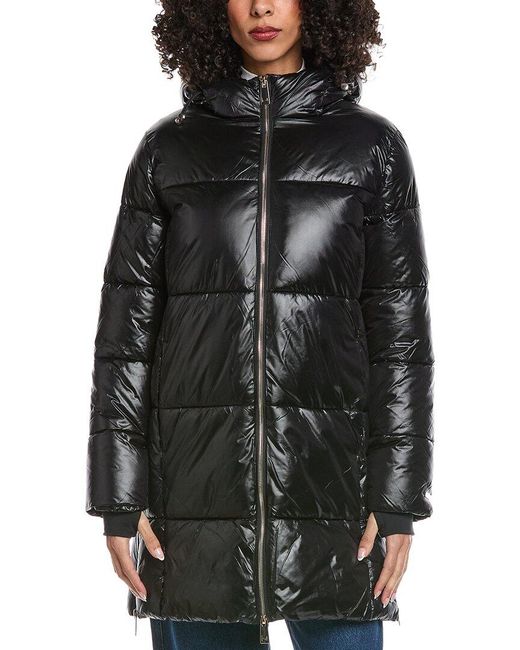 Noize Black Puffer Parka