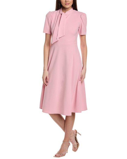 Maggy London Pink Midi Dress