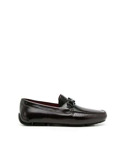 Ferragamo Black Loafers, Us for men