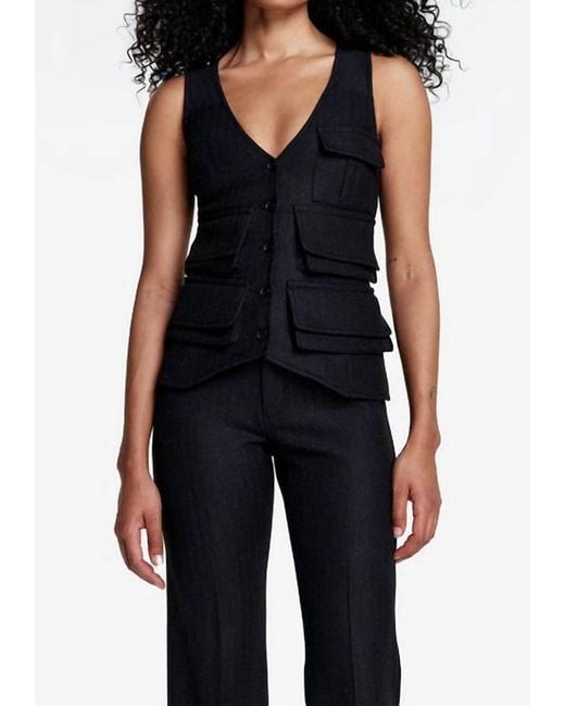 Smythe Black Utility Vest