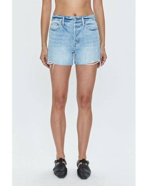 Pistola Blue Connor Relaxed High Rise Vintage Short