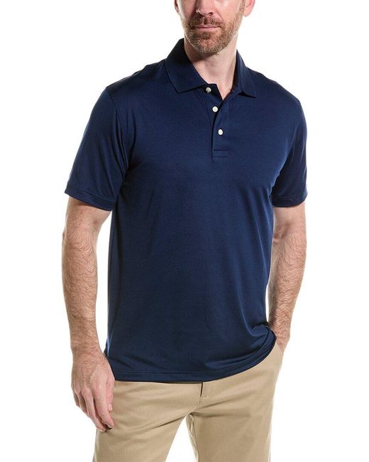 Brooks Brothers Blue Performance Series Polo Shirt for men