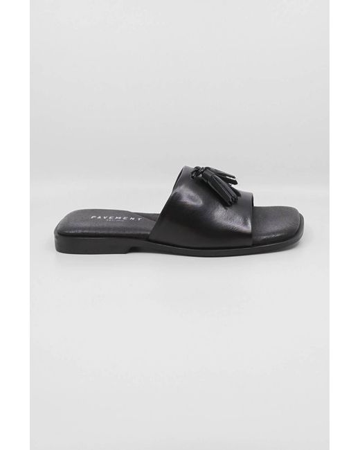Pavement Black Paulina Sandals