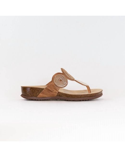 Think! Brown Julia Sandal