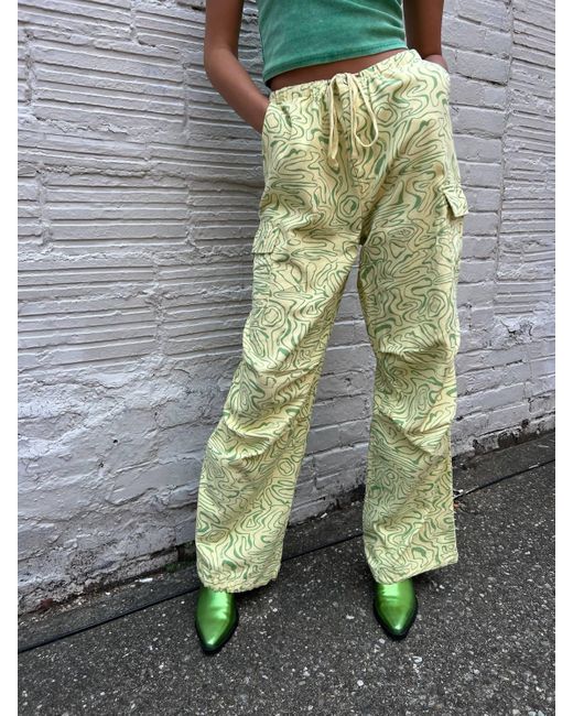 Bailey Rose Green Keep Up Cargo Pants