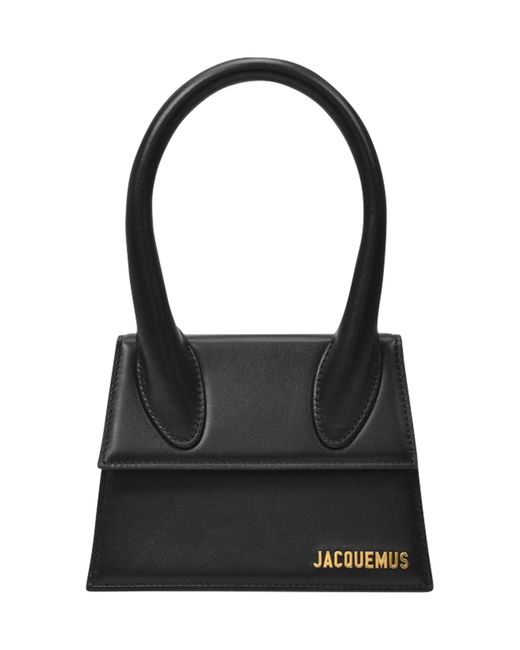 Jacquemus Black Le Chiquito Moyen Bag - - - Leather