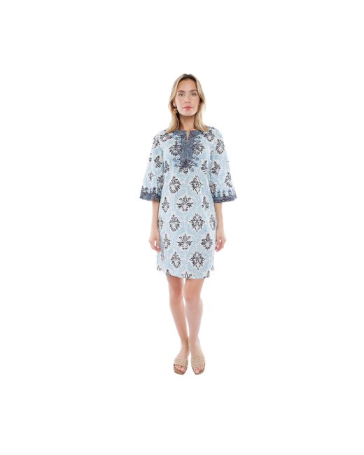 Calypso St. Barth Blue Clarissa Tunic