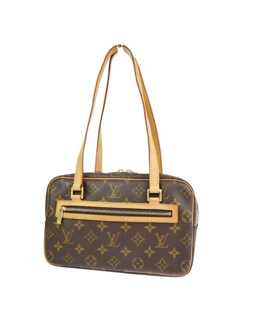 Louis Vuitton Metallic Cité Canvas Shoulder Bag (pre-owned)