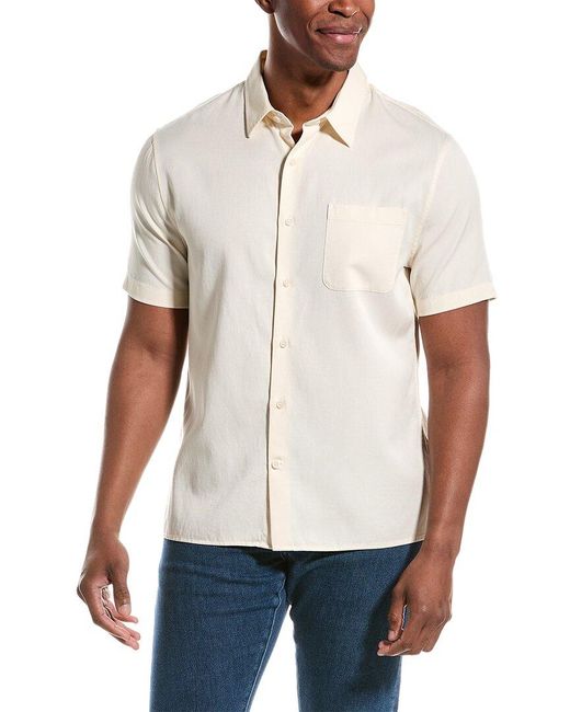 Vince White Vacation Shirt for men