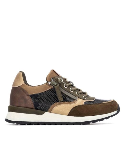 Xti Brown Casual Sneakers Refresh Collection By