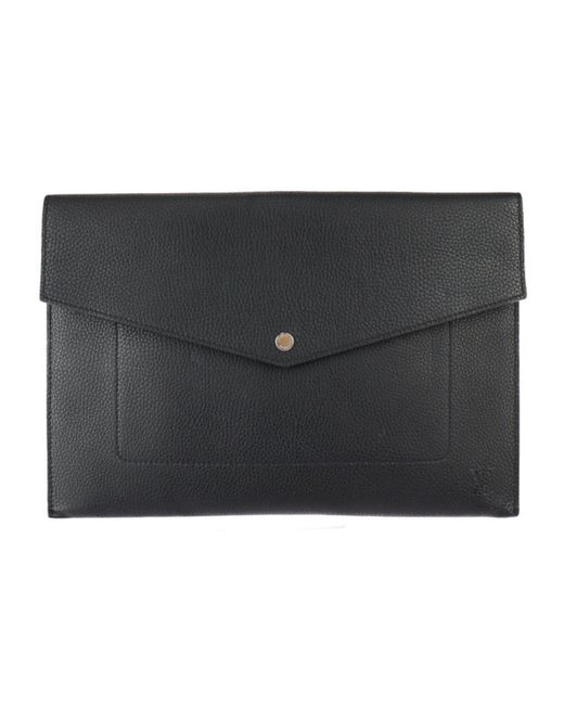 Louis Vuitton Black Pochette Leather Clutch Bag (pre-owned) for men