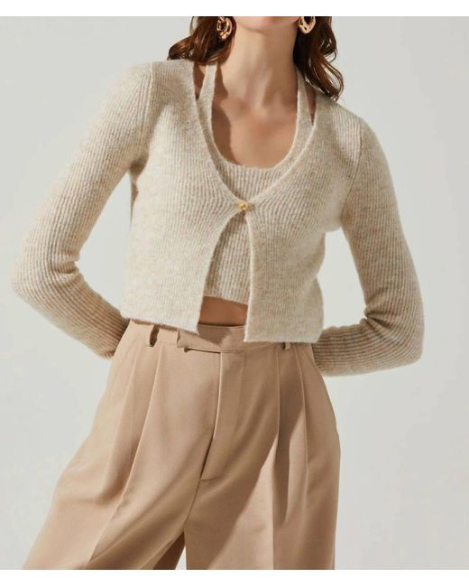 Astr Natural Mayte Sweater