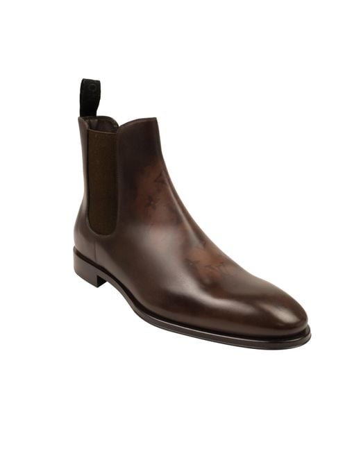 Louis Vuitton Brown Minister Leather Chelsea Ankle Boots for men