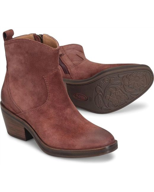 Söfft Brown Shaelynn Western Booties